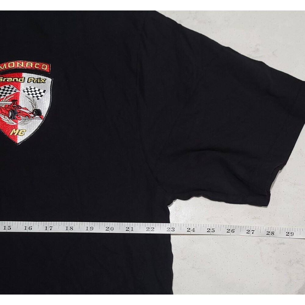 VTG MONACO Grand Prix Official F1 Racing Black T European Size 3XL France EUC - Picture 4 of 10
